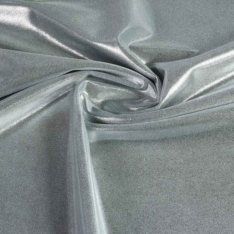 Mystique Foil Stoff dunkelsilber