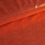 Mystique foil stof oranje