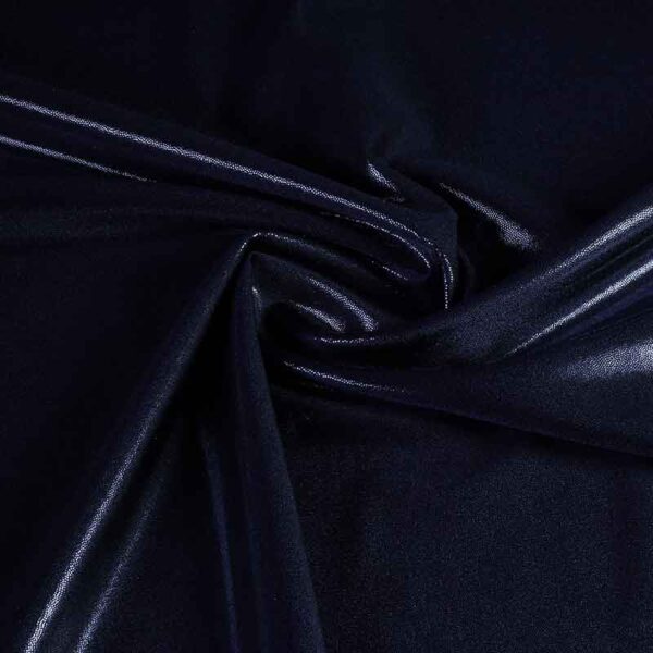 Mystique Foil Stoff dunkelblau