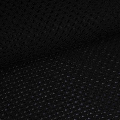 Elastische Netzstoff grob schwarz