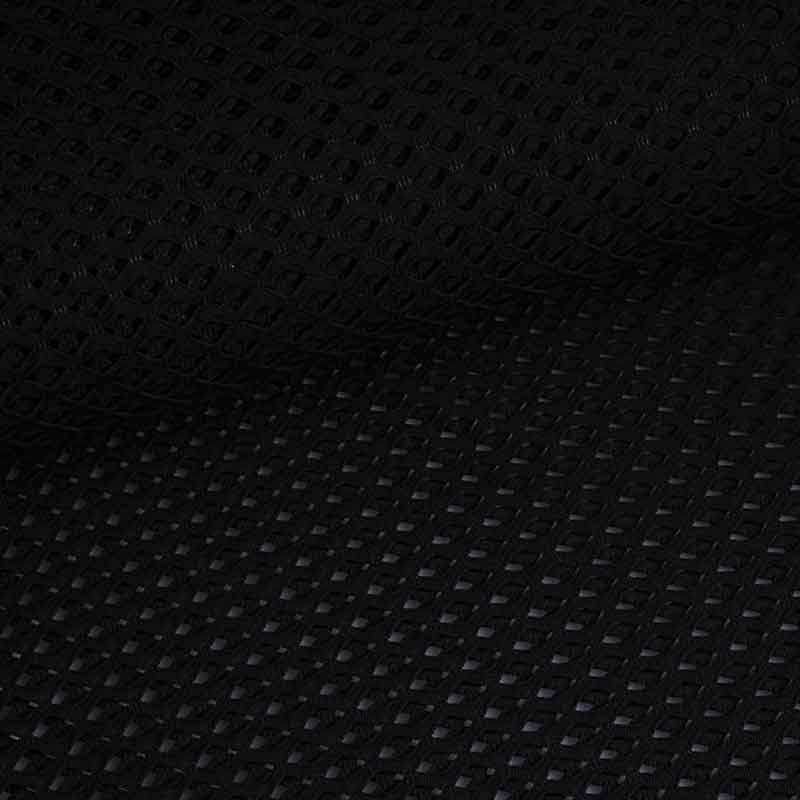 Elastische Netzstoff grob schwarz