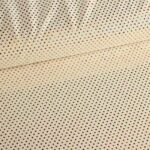 Pailletten stof stretch hologram ecru