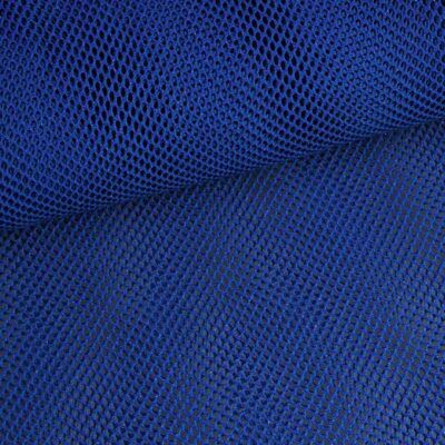 Elastische Netzstoff glitter kobalt