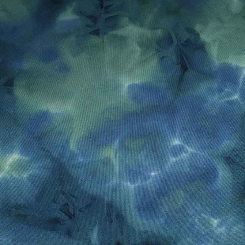 Lycra Badestoff Tye Dye petrol