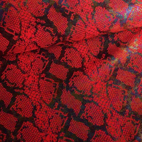 Stretch 4 Way Stoff Snake Foil rot