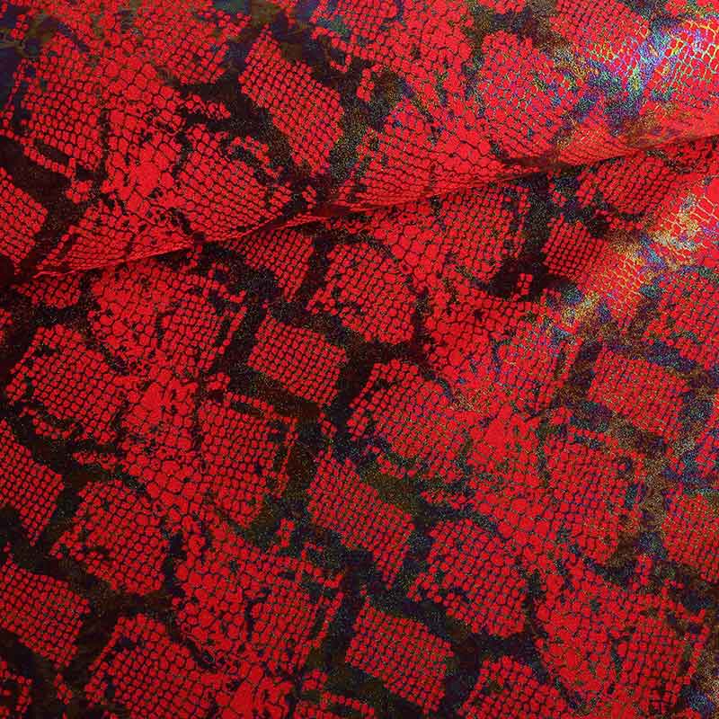 Stretch 4 Way Stoff Snake Foil rot