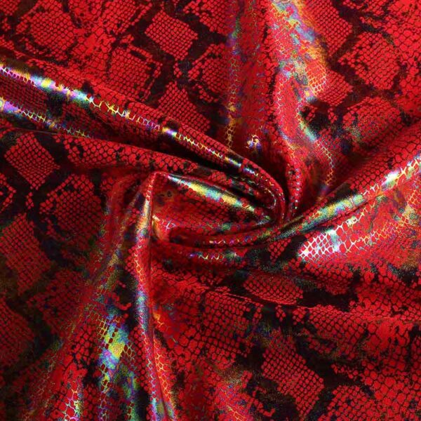 Stretch 4 Way Stoff Snake Foil rot