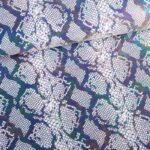 Stretch 4 way stof snake foil wit