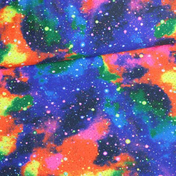 Stretch-Stoff Cosmo Foil Multicolor
