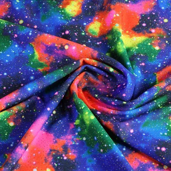 Stretch-Stoff Cosmo Foil Multicolor