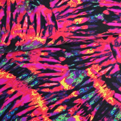 Tricot Stretch Stoff Bahamas multicolor