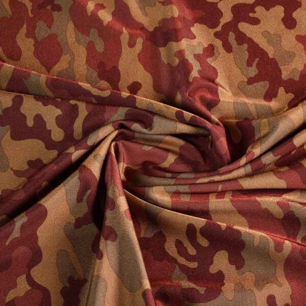 Stretch 4 Way Stoff Camouflage Militärgrün
