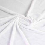 Stretch mesh stof wit