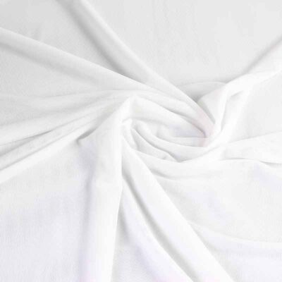 Stretch Mesh Stoff ecru