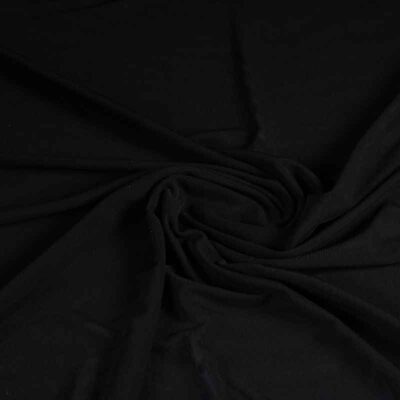 Stretch Mesh Stoff schwarz