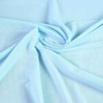 Stretch mesh stof babyblauw