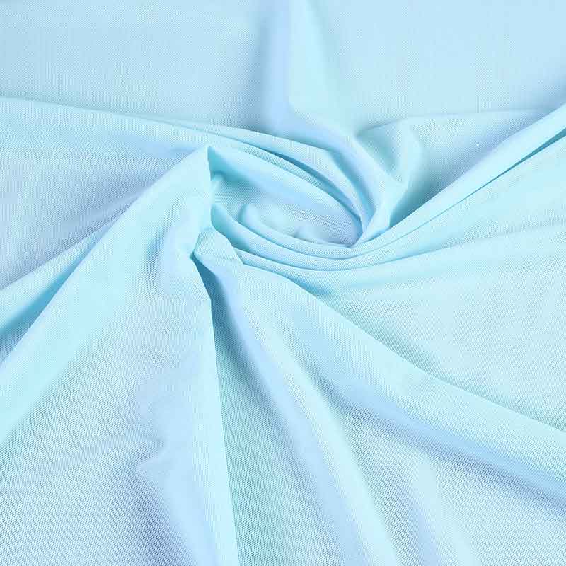 Stretch-Mesh-Stoff babyblau
