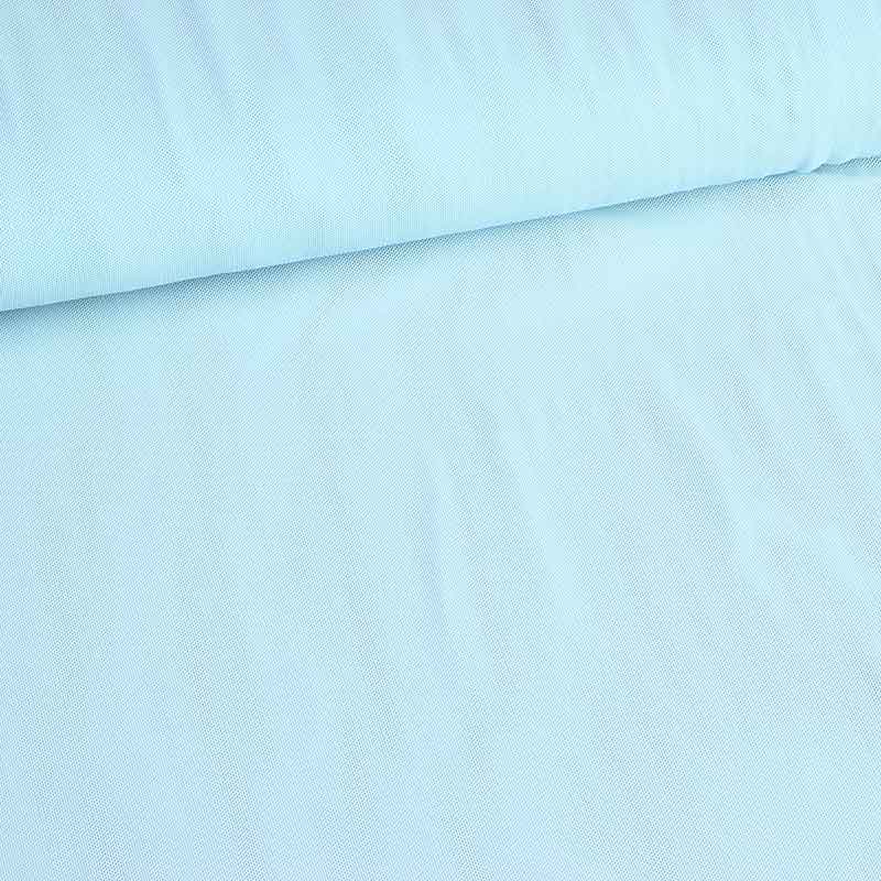 Stretch-Mesh-Stoff babyblau