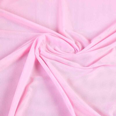 Stretch-Mesh-Stoff babyrosé