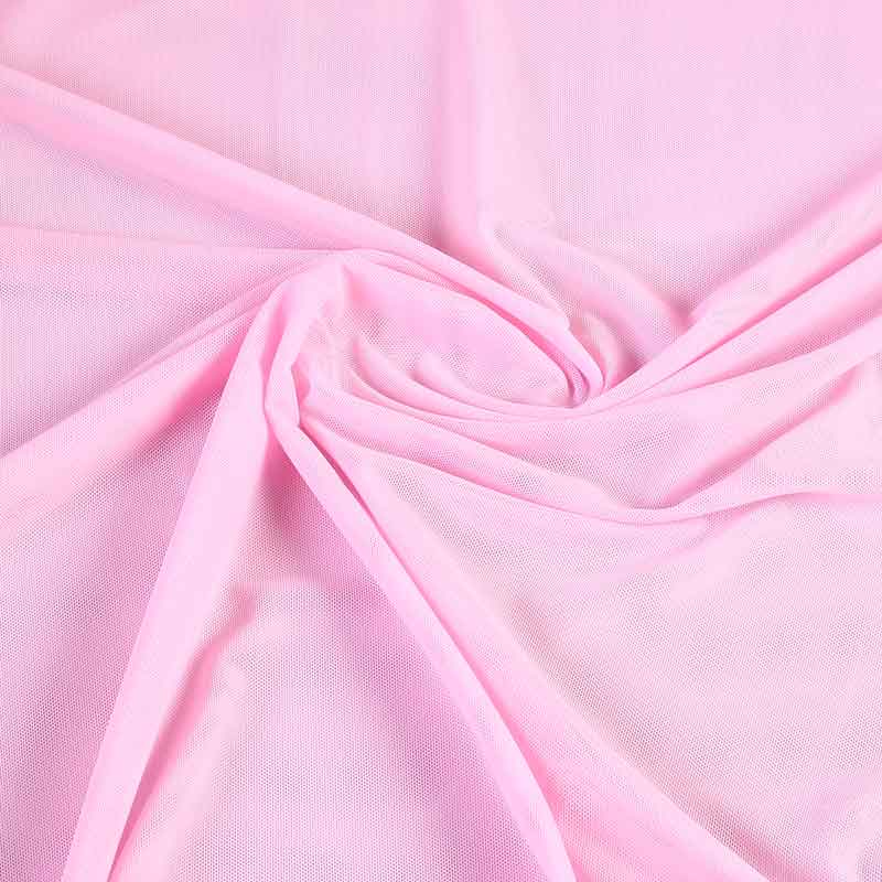 Stretch-Mesh-Stoff babyrosé