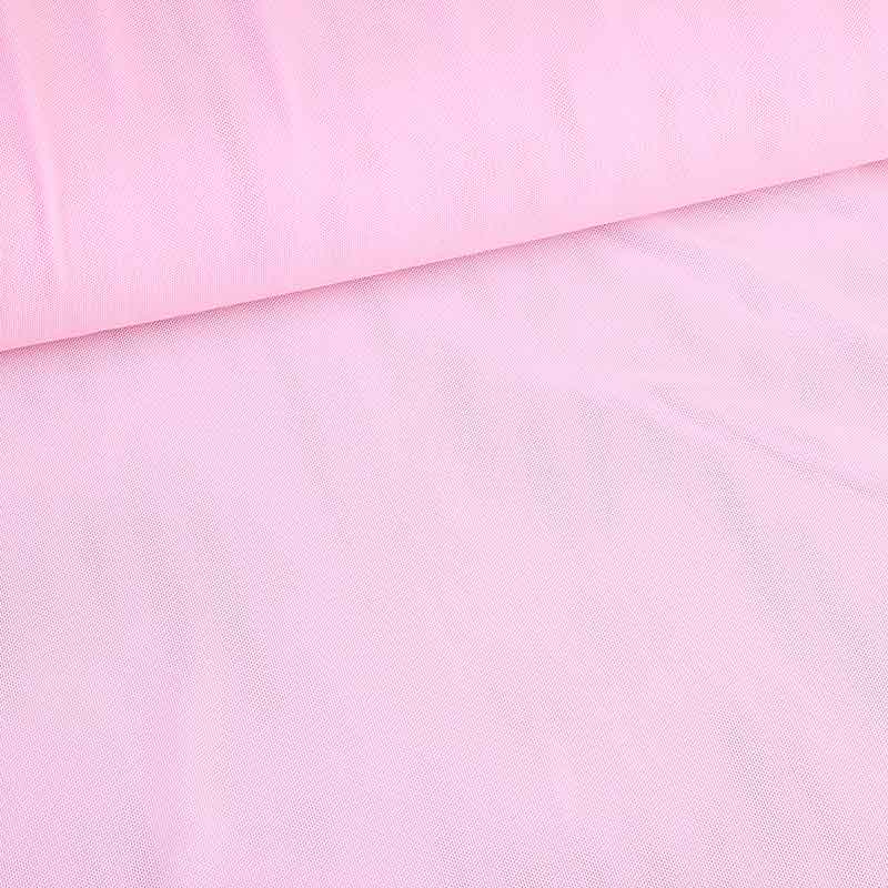 Stretch-Mesh-Stoff babyrosé