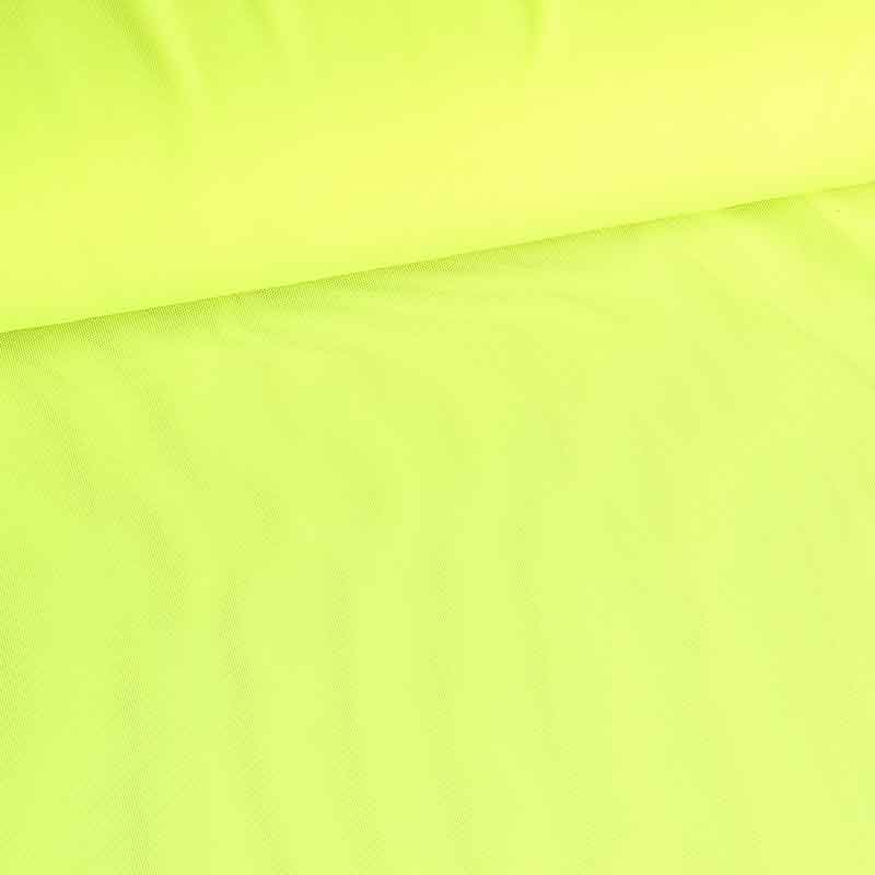 Stretch-Mesh-Stoff fluor gelb