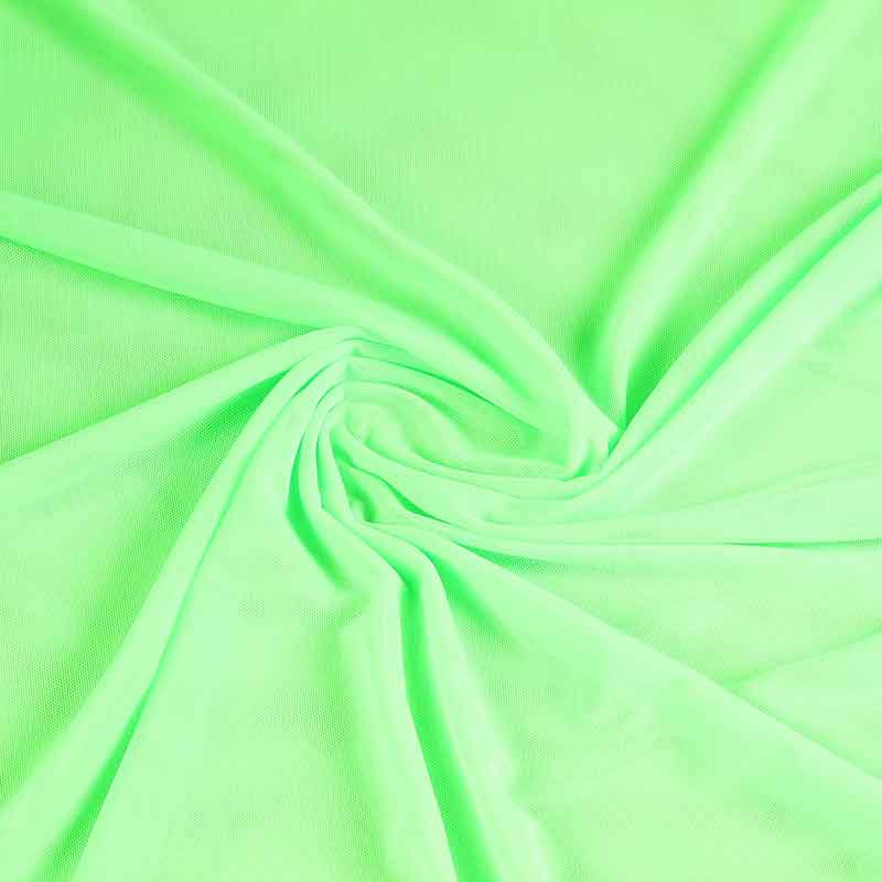 Stretch-Mesh-Stoff fluor grün