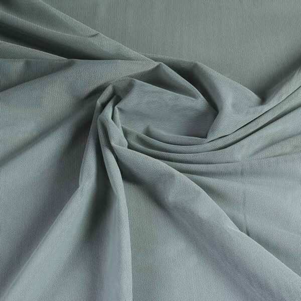 Stretch-Mesh-Stoff grau