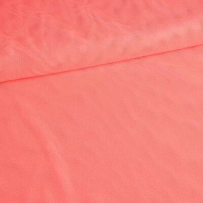 Stretch Mesh Foil Stoff orange