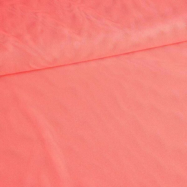 Stretch Mesh Foil Stoff orange