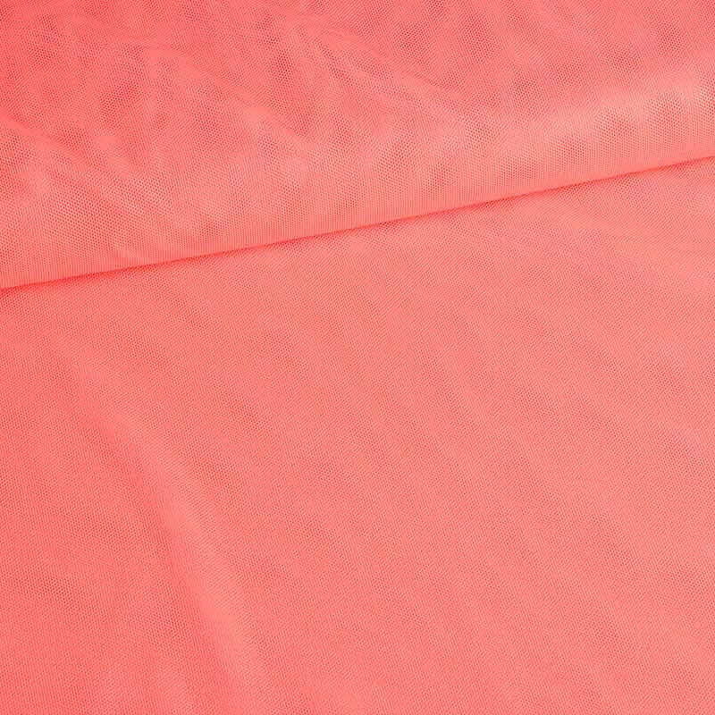 Stretch Mesh Foil Stoff orange