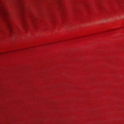Stretch Mesh Foil Stoff rot