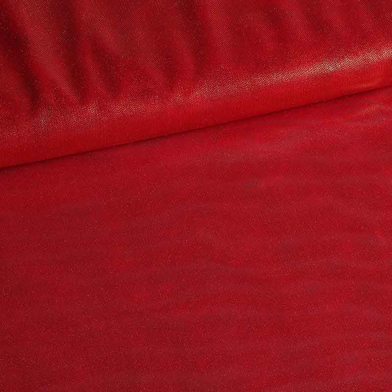 Stretch Mesh Foil Stoff rot