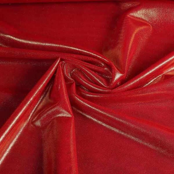 Stretch Mesh Foil Stoff rot