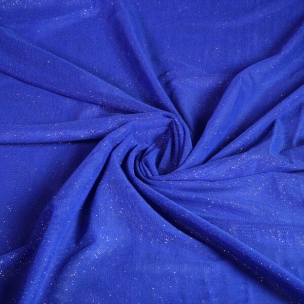 Mesh-Glitterstoff kobalt