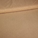 Stretch mesh glitter stof beige