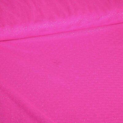 Stretch-Mesh-Glitterstoff fuchsia