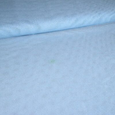 Stretch Mesh Glitter Stoff baby blau