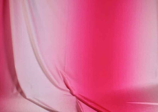 Badepakstoff ombre fuchsia weiß