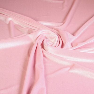 Velvet-Stoff silber glitter rosa