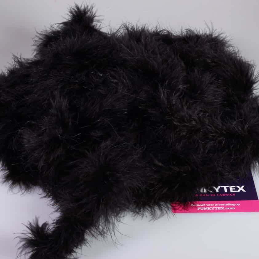 Marabou-Stoff schwarz