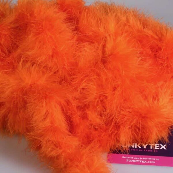 Marabou-Stoff orange