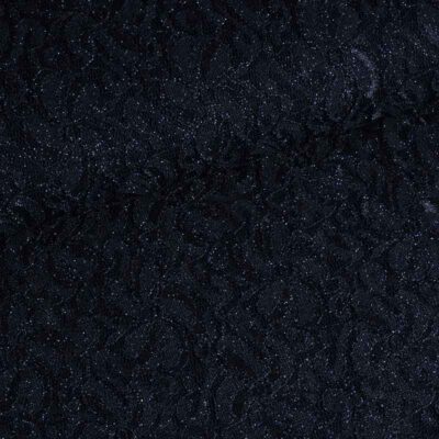 Spitzenstoff stretch glitter dunkelblau
