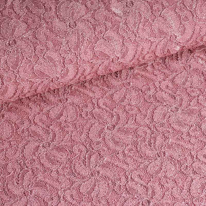 Kant-Stretch-Glitter altrosa