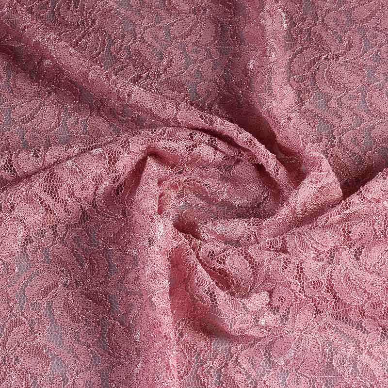Kant-Stretch-Glitter altrosa