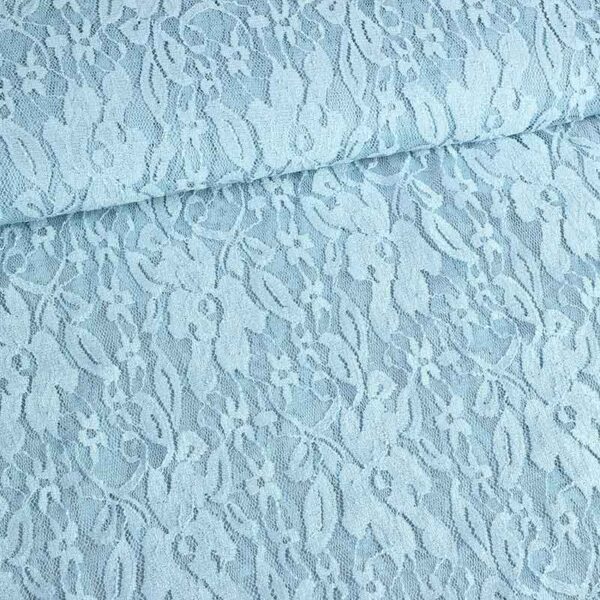 Kant-Stoff hellblau