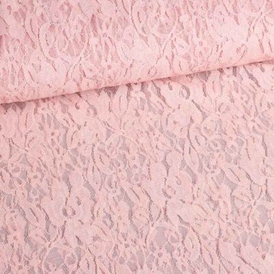 Spitzenstoff stretch rosy