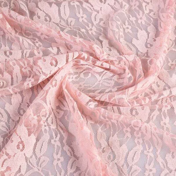 Spitzenstoff stretch rosy