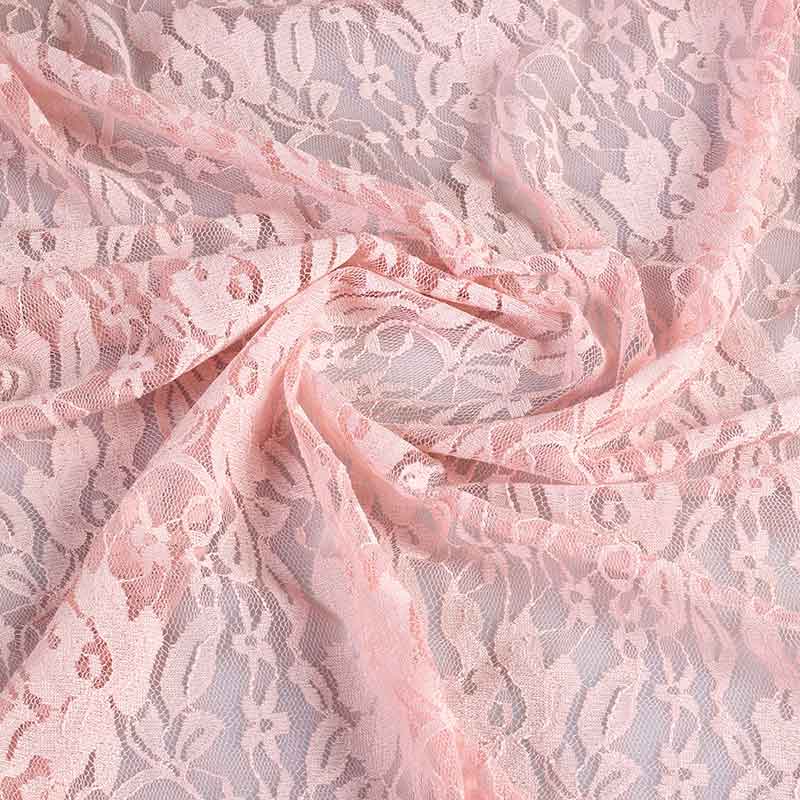 Spitzenstoff stretch rosy