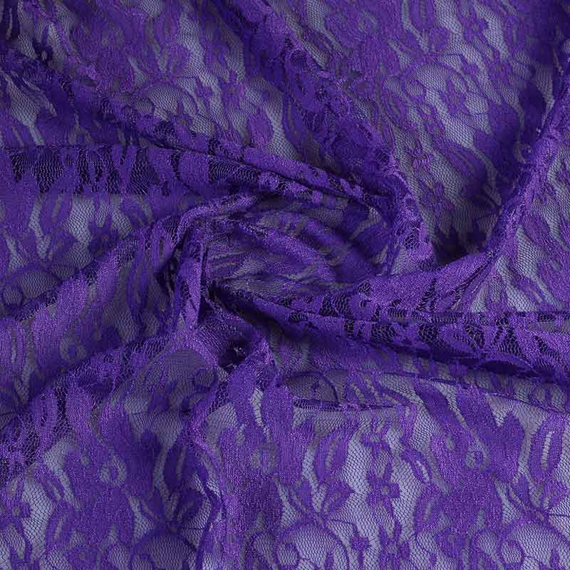 Spitzenstoff stretch violett
